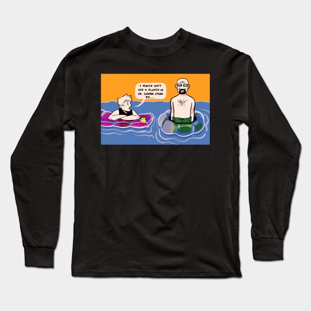 Pool day Long Sleeve T-Shirt by outofsin